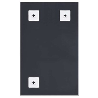 Spiegel 70x50 cm zilverkleurig 3