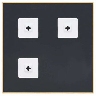 Spiegel 40x40 cm goudkleurig 4