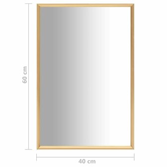 Spiegel 60x40 cm goudkleurig 5