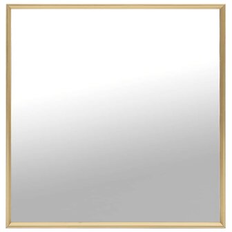 Spiegel 60x60 cm goudkleurig 1