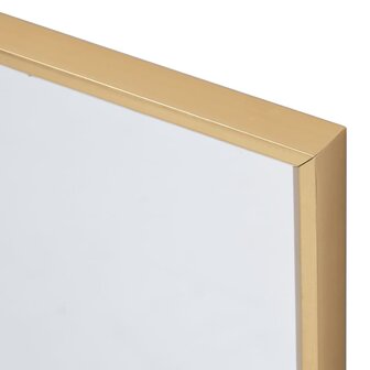 Spiegel 60x60 cm goudkleurig 2