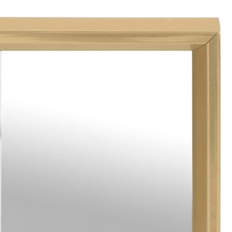Spiegel 60x60 cm goudkleurig 3