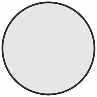 Wandspiegel rond &Oslash;40 cm zwart 2