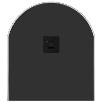 Wandspiegel 80x35 cm ovaal zilverkleurig 5