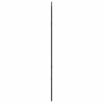 Wandspiegel 80x35 cm ovaal zwart 4