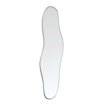 Wandspiegel 70x30 cm zilverkleurig 3
