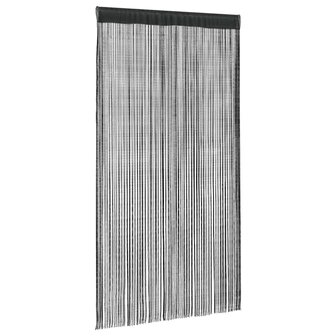 Draadgordijnen 2 st 100x250 cm zwart 3