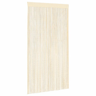 Draadgordijnen 100x250 cm cr&egrave;me 2 st 3