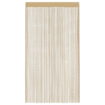 Draadgordijnen 140x250 cm beige 2 st 4