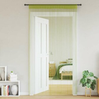 Draadgordijnen 140x250 cm groen 2 st 2