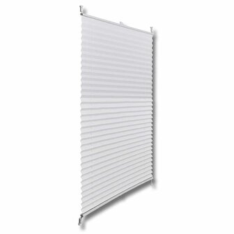 Pliss&eacute;jaloezie 40x150 cm wit 3