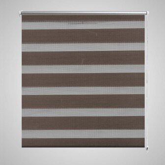 Duo Rolgordijn 50x100cm Koffiebruin 1