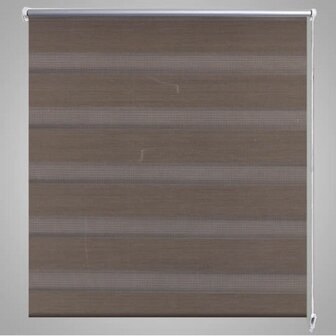 Duo Rolgordijn 80x150cm Koffiebruin 4