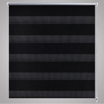 Duo Rolgordijn 90x150cm Zwart 4
