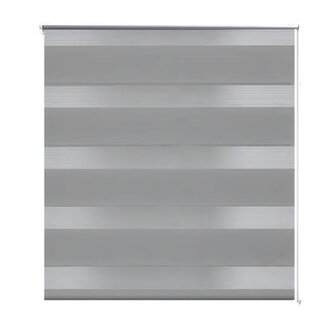 Duo rolgordijn 120 x 175 cm grijs 1