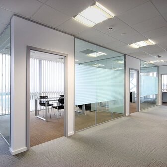 Privacyfolie matte strepen zelfklevend 0,9x20 m 5