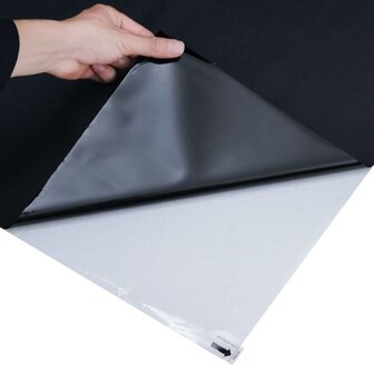 Raamfolie statisch matzwart 45x500 cm PVC 5