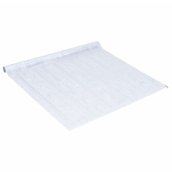 Raamfolies 2 st mat bamboepatroon PVC 6