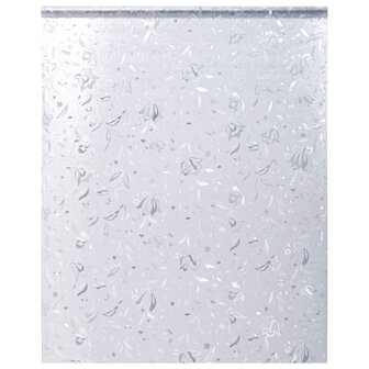 Raamfolies 4 st mat bloemenpatroon PVC 4
