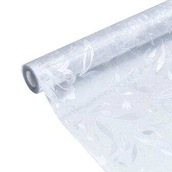 Raamfolies 4 st mat bloemenpatroon PVC 8