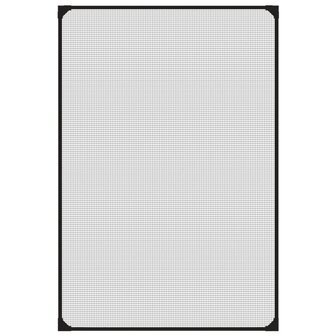 Insectenhor voor ramen magnetisch 80x120 cm antracietkleurig 3