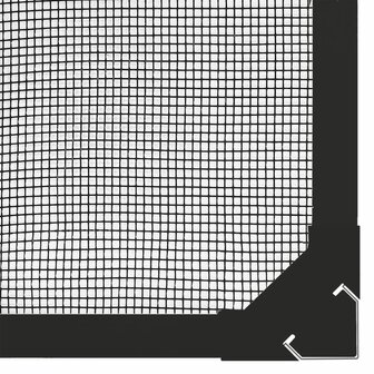 Insectenhor voor ramen magnetisch 120x140 cm antracietkleurig 5