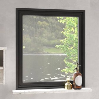 Insectenhor voor ramen magnetisch 130x150 cm antracietkleurig 1