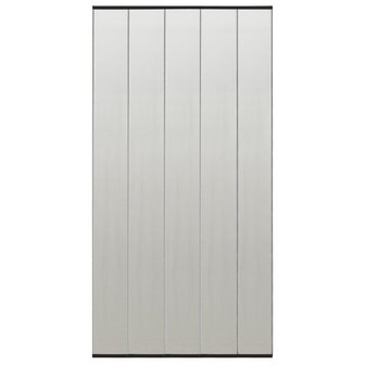 Vliegengordijn 5-delig 120x240 cm mesh zwart 1