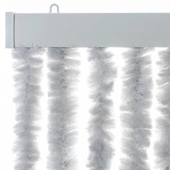 Vliegengordijn 100x220 cm chenille grijs 4