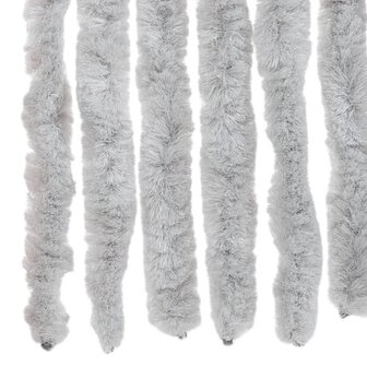Vliegengordijn 100x220 cm chenille grijs 5