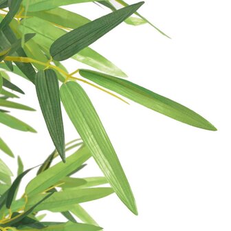 Kunstplant met pot bamboe 120 cm groen   2