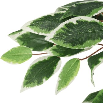 Kunstplant ficus 630 bladeren 120 cm groen 3