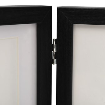 Fotolijst drieluik 28x18 cm+2x(13x18 cm) zwart 5