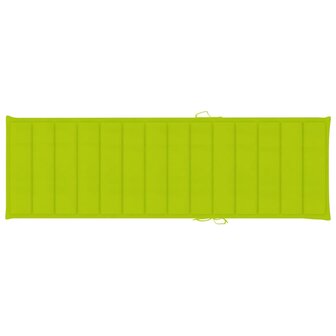 Ligbed met heldergroen kussen ge&iuml;mpregneerd grenenhout 6