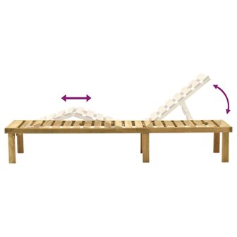 Ligbed ge&iuml;mpregneerd grenenhout 5