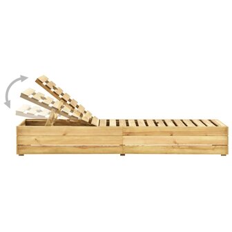 Ligbed groen ge&iuml;mpregneerd grenenhout 4