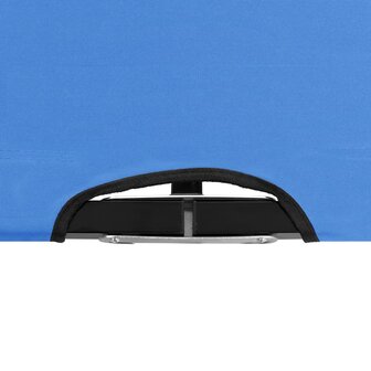 Ligbed 2-persoons inklapbaar staal blauw 5