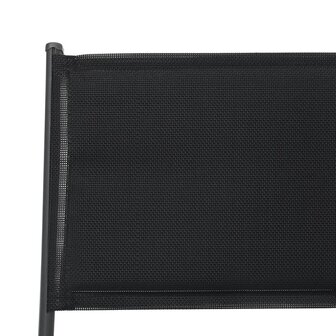 Tuinstoelen inklapbaar 2 st staal en textileen 7