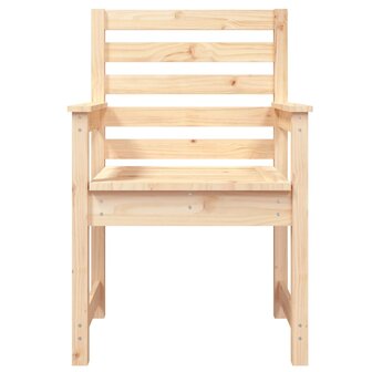 Tuinstoelen 2 st 60x48x91 cm massief grenenhout 4