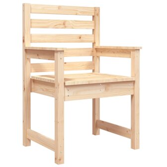 Tuinstoelen 2 st 60x48x91 cm massief grenenhout 5