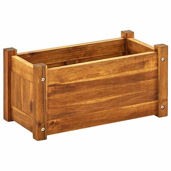 Plantenbak verhoogd 50x25x25 cm acaciahout 2