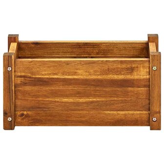 Plantenbak verhoogd 50x25x25 cm acaciahout 4