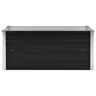 Plantenbak verhoogd 100x40x45 cm gegalvaniseerd staal antraciet 4