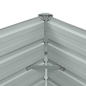 Plantenbak verhoogd 100x40x45 cm gegalvaniseerd staal antraciet 7