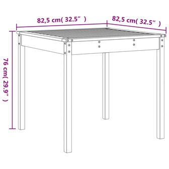 3-delige Bistroset massief grenenhout 9