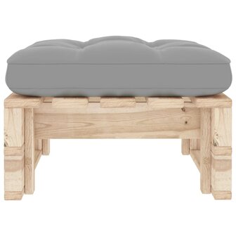 Tuinhocker pallet ge&iuml;mpregneerd grenenhout 4
