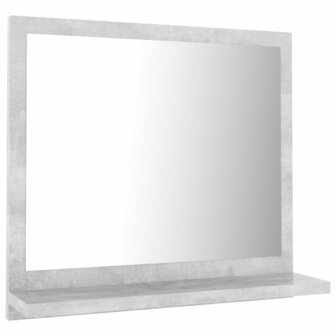 Badkamerspiegel 40x10,5x37 cm bewerkt hout betongrijs 2