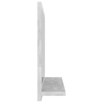 Badkamerspiegel 40x10,5x37 cm bewerkt hout betongrijs 5