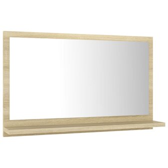 Badkamerspiegel 60x10,5x37 cm bewerkt hout sonoma eikenkleurig 3