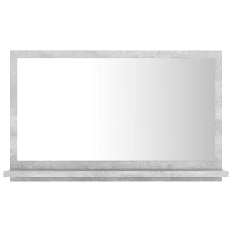 Badkamerspiegel 60x10,5x37 cm spaanplaat betongrijs 2